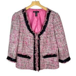 INC International Concepts Pink Tweed Blazer